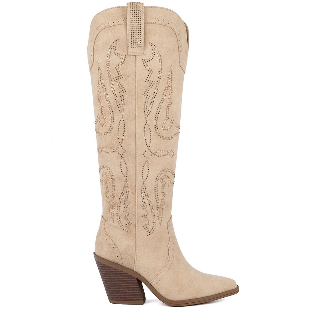 sugar Kammy Women's Rhinestone Tall Western Boots